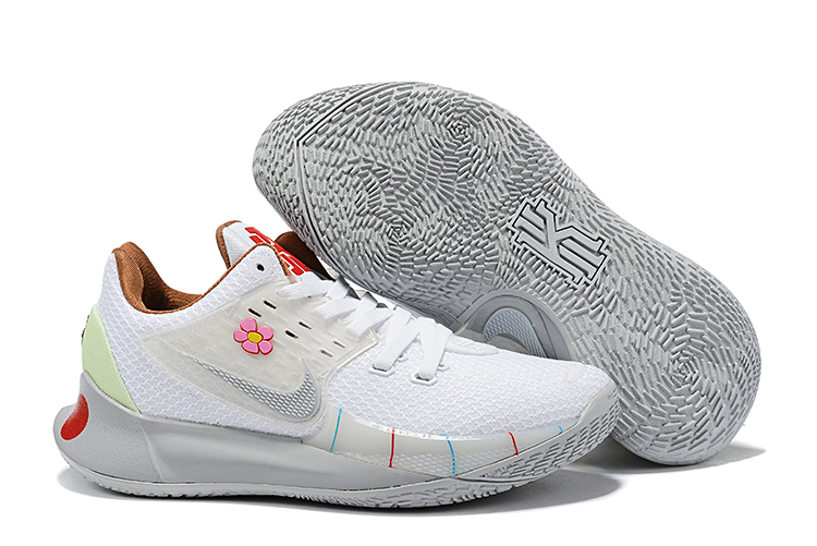 Nike Kyrie 2 Low White Silver Red Shoes